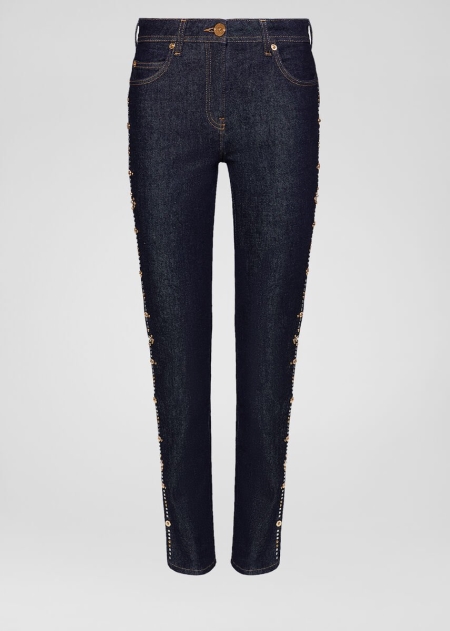 Versace Studded Jeans Dam - 217906OAV